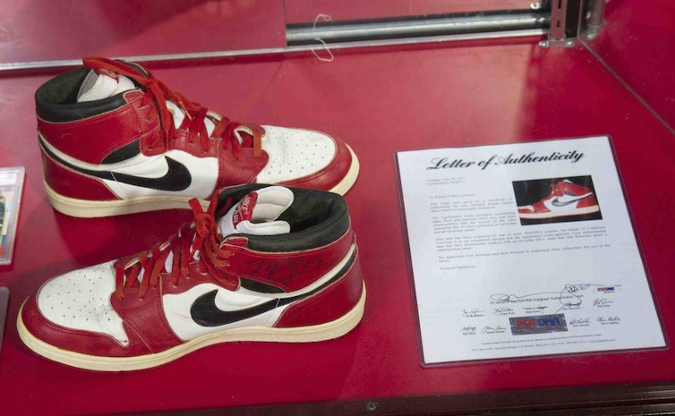 Las Air 1 de Jordan de 1985 subastadas es 560.000 dolares Basquet Plus